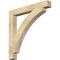 Ekena Millwork Thorton Block Rough Sawn Bracket, Douglas Fir, 4"W x 34"D x 34"H BKT04X34X34THR05RDF - alternate 1
